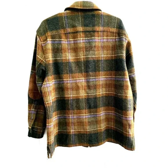 Lauren Ralph Lauren 100% Lambswool Plaid Zip Up Jacket Women’s Petite Me… - Picture 2 of 14